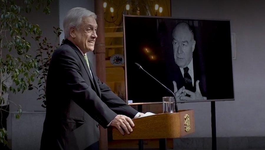 Presidente Piñera rindió homenaje póstumo a Sergio Onofre Jarpa en La Moneda