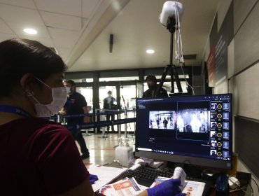 Cámara térmica controlará la temperatura en el aeropuerto de Santiago