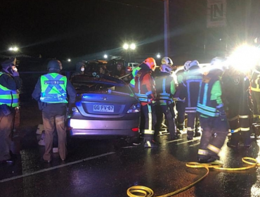 Al menos un muerto deja colisión entre camioneta y automóvil en Puerto Montt