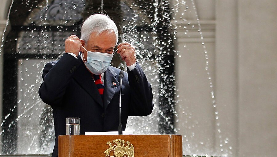 Presidente Piñera y la pandemia en Chile: "Estamos en una meseta con altibajos"