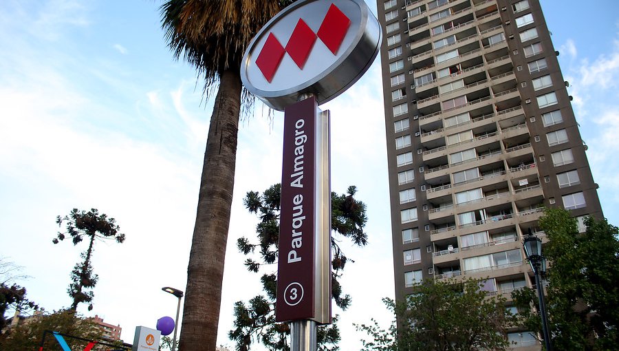 Estación Parque Almagro del Metro de Santiago permanecerá cerrada desde este jueves al domingo