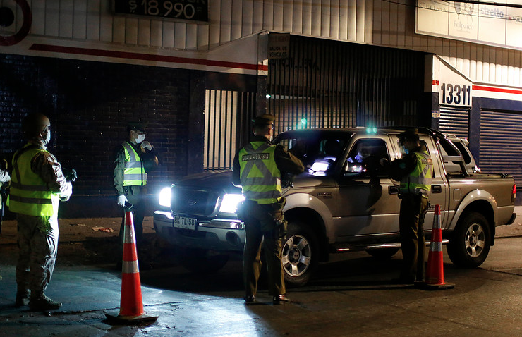 73 personas fueron retenidas por infringir el toque de queda en la región de Valparaíso