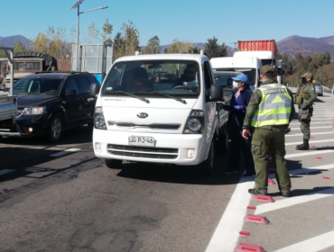 Más de 40 mil vehículos han sido controlados en la provincia de Marga Marga por fin de semana largo