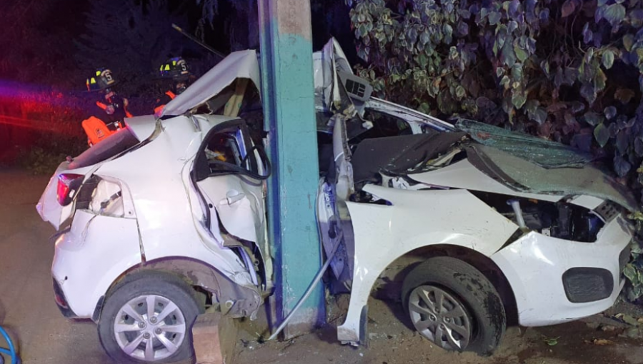 Dos fallecidos dejó accidente de tránsito durante toque de queda en Lampa