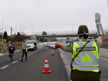 Desde la región Metropolitana: Instalarán barreras sanitarias en los accesos a Valparaíso y Viña del Mar