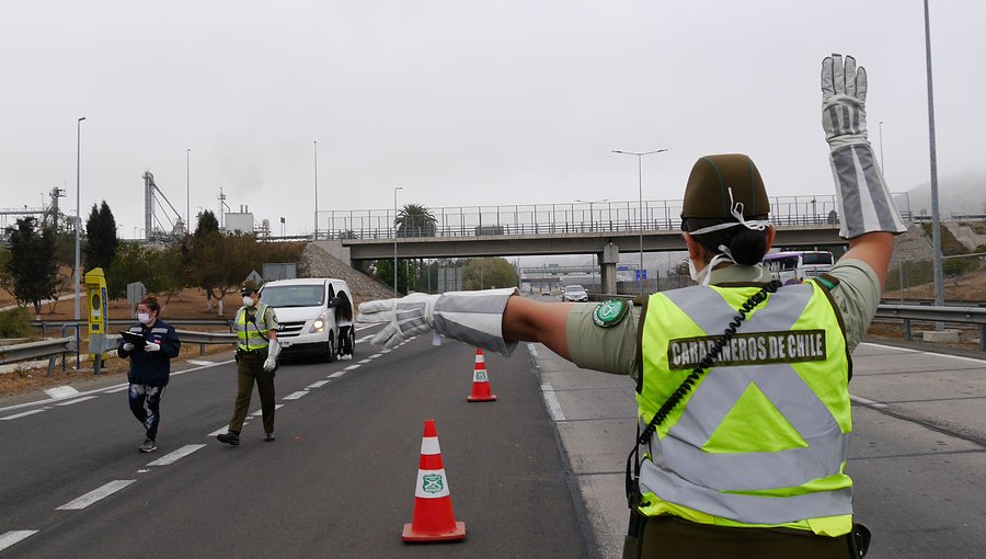 Desde la región Metropolitana: Instalarán barreras sanitarias en los accesos a Valparaíso y Viña del Mar