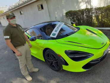 Incautan lujoso auto Mclaren de $340 millones que fue comprado mediante cheques sin fondos