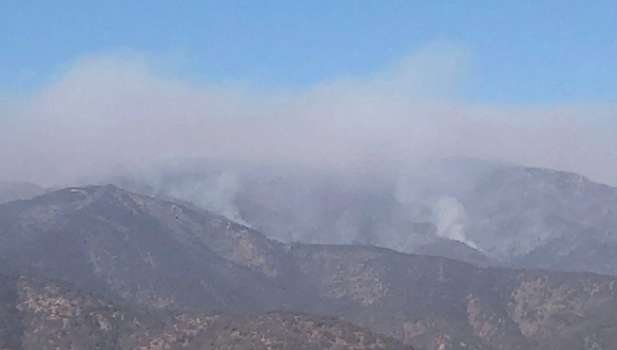 Mantienen Alerta Amarilla en Quilpué, Limache y Olmué por incendio forestal que logró ser controlado