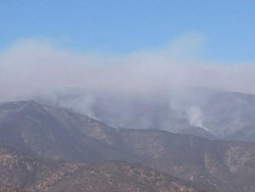 Mantienen Alerta Amarilla en Quilpué, Limache y Olmué por incendio forestal que logró ser controlado