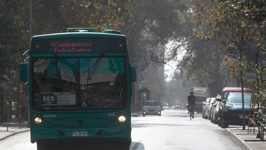 Transporte público en la región Metropolitana operará con normalidad durante la cuarentena