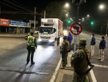 Puerto San Antonio realiza estricto control sanitario a camiones y vehículos