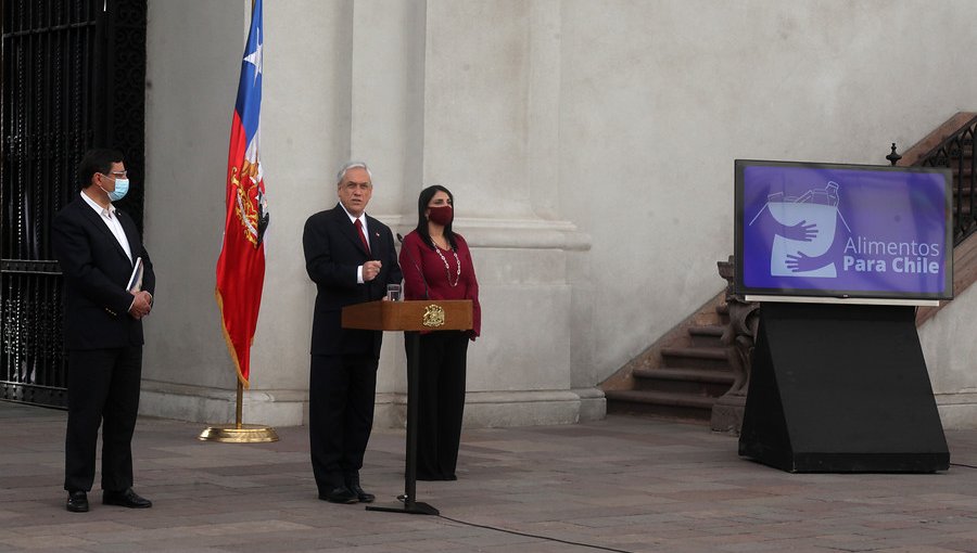 "Alimentos para Chile": Gobierno entregará 2,5 millones de canastas a domicilio