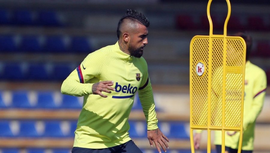 Arturo Vidal y plantel del Barcelona dieron negativo al segundo test de Covid-19