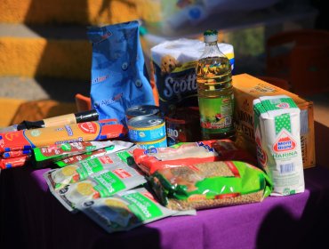 Cajas de alimentos comenzarían a entregarse el fin de semana en la región Metropolitana