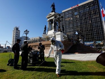 Armada conmemoró el Día de las Glorias Navales en Valparaíso bajo estrictas medidas sanitarias