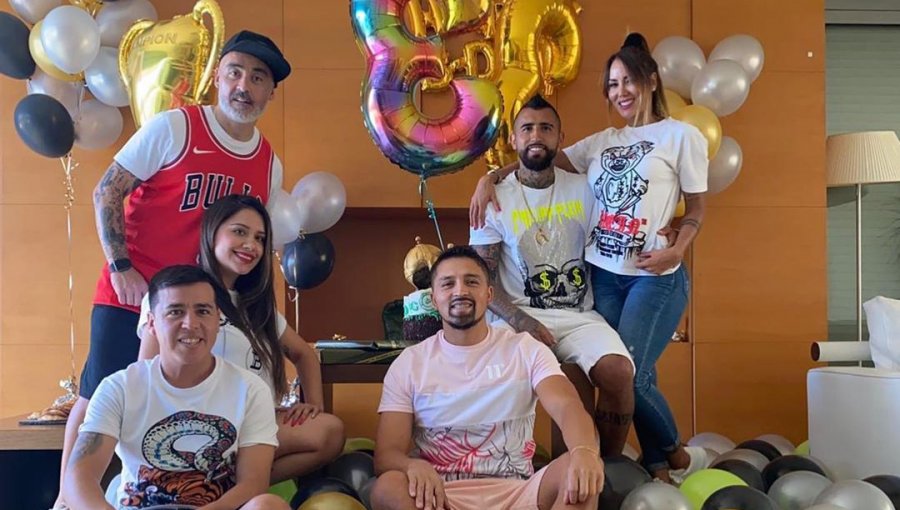 Arturo Vidal agradeció los saludos que recibió por su cumpleaños Nº 33