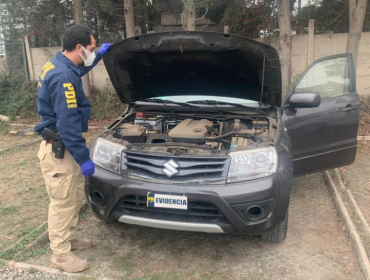 Vehículo sustraído hace dos meses en Reñaca fue recuperado por la PDI en Valparaíso