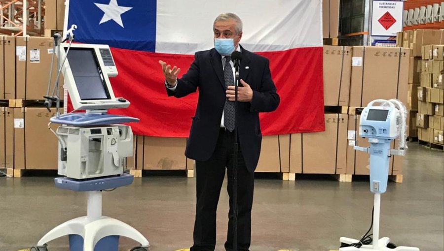 Minsal recibe 65 nuevos ventiladores mecánicos y aseguran que llegarán a los 2.752 a fin de mes