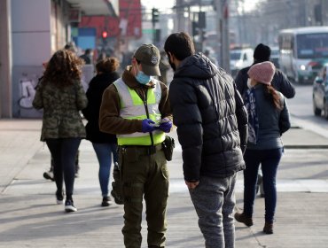 Segunda fiscalización en comunas de la región Metropolitana con cuarentena deja 88 detenidos en cuatro horas