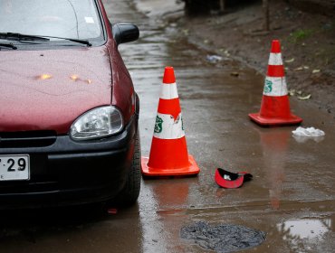 Desde una motocicleta balean a conductor de un automóvil en Limache: pidió ayuda a la PDI