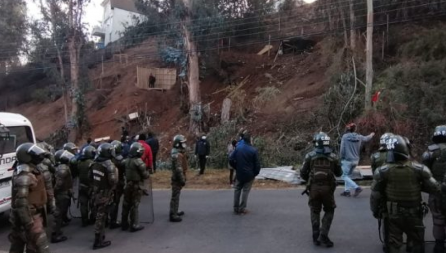 Dan plazo de una semana para que 40 familias desalojen terreno tomado ilegalmente en Viña del Mar