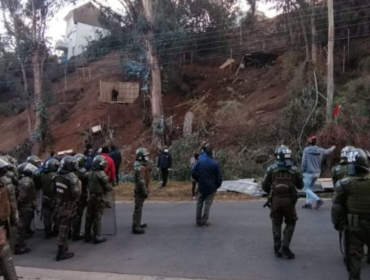 Dan plazo de una semana para que 40 familias desalojen terreno tomado ilegalmente en Viña del Mar