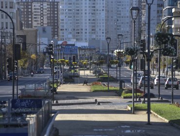 Así están las calles de Valparaíso y Viña del Mar en las primeras horas de la cuarentena total