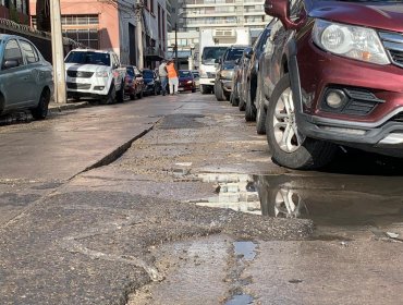 Repavimentarán vía en polo comercial del barrio fundacional de Viña del Mar