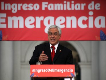 Presidente Piñera firma el proyecto de ley que amplía el Ingreso Familiar de Emergencia