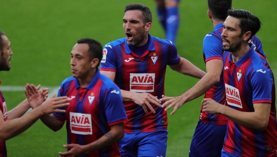 Fabián Orellana anotó de penal en empate del Eibar ante el Athletic de Bilbao