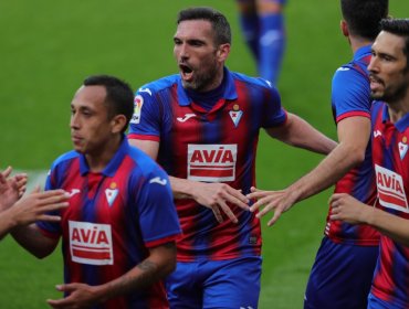 Fabián Orellana anotó de penal en empate del Eibar ante el Athletic de Bilbao