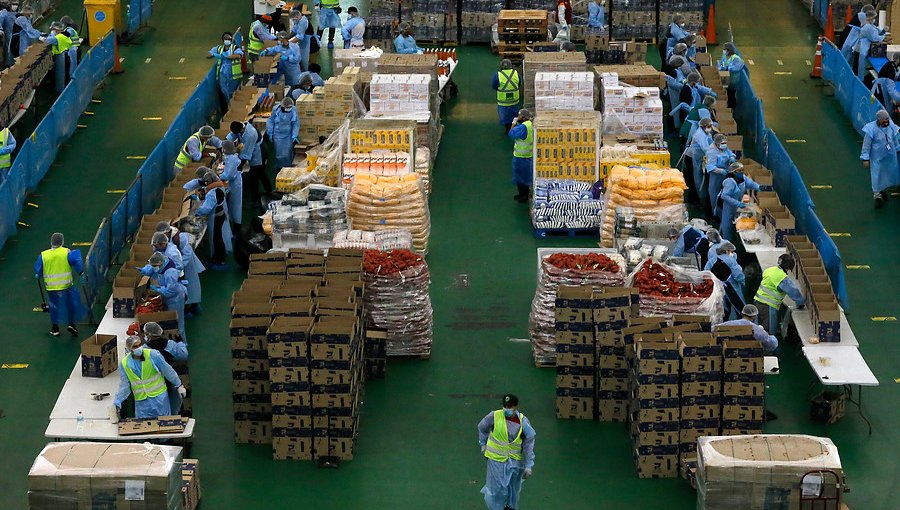 Más de 49 mil cajas de alimentos se entregaron en el país durante este miércoles