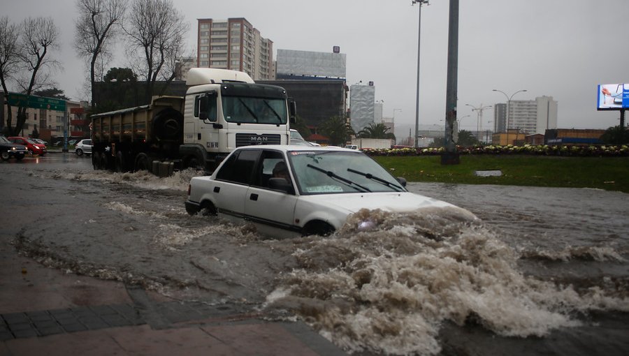 Extienden la Alerta Amarilla para siete comunas de la región del Biobío por sistema frontal