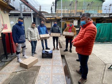 Internos de la cárcel de Limache confeccionan mascarillas para la comunidad local