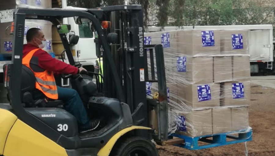 Este lunes comienza distribución de las casi 3 mil canastas de alimentos entregadas en La Calera