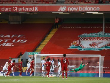 Liverpool goleó al Crystal Palace y podría ser campeón de la Premier League este jueves