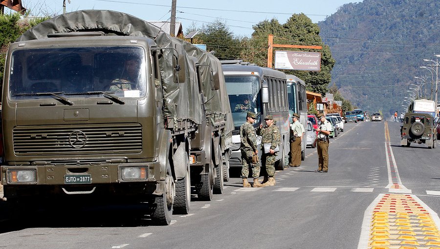 Con militares resguardarán rutas más conflictivas de las regiones del Biobío y La Araucanía