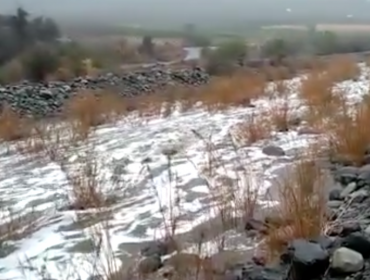 Río Pedernal de Petorca volvió a tener caudal tras precipitaciones en la provincia