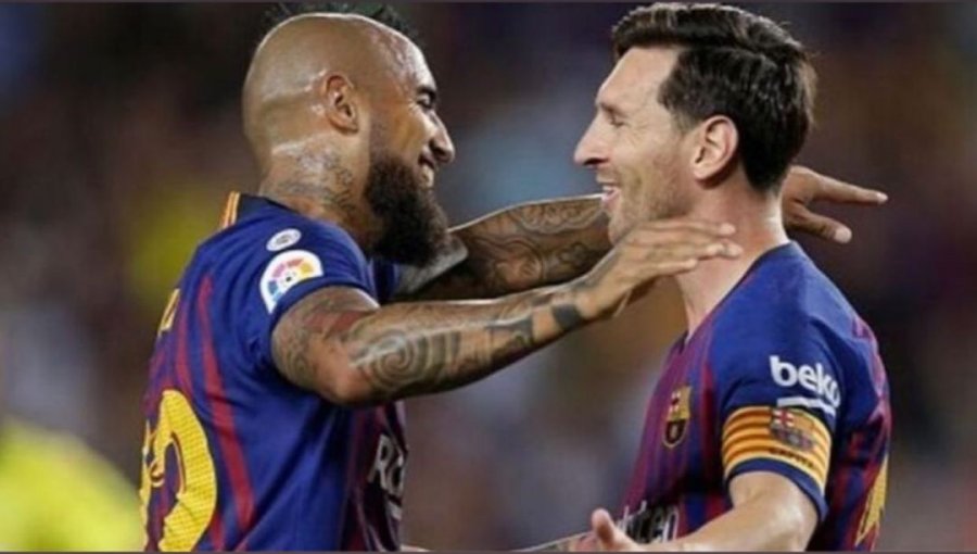 Arturo Vidal envió un afectuoso saludo de cumpleaños al "extraterrestre" Lionel Messi