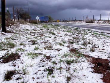 Las mejores imágenes de la sorprendente granizada registrada en la comuna de Santo Domingo