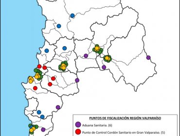 Actualizan Plan de Fiscalizaciones: suman cordones sanitarios y puntos de control en la región de Valparaíso