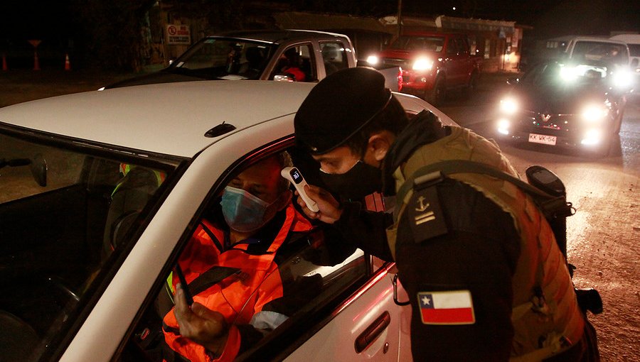 25 personas detenidas dejan las primeras horas de cuarentena en la comuna de Quillota