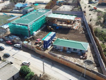 63% de avance presentan las obras de construcción de la nueva Subcomisaría de Carabineros en El Belloto