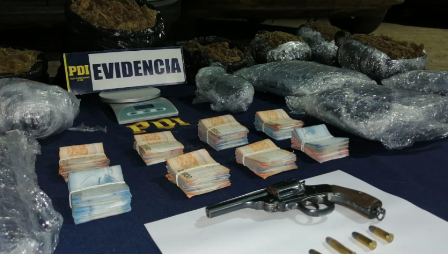 Desbaratan banda dedicada al microtráfico de drogas en Villa Alemana y zonas aledañas