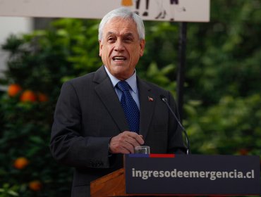 Presidente Piñera anunció nuevo pago a beneficiarios del Ingreso Familiar de Emergencia