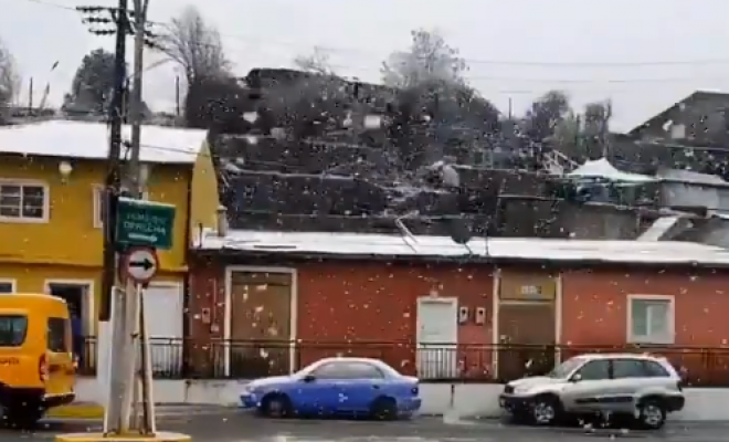 Anegamientos, cortes de luz y nieve por evento meteorológico en región de O'Higgins