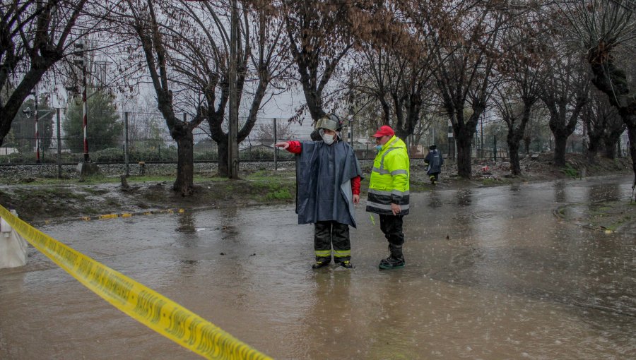 Más de 100 viviendas afectadas y alerta amarilla en la provincia del Cachapoal