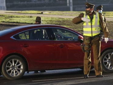 Carabineros: 190 retenidos por toque de queda y 1.264 detenidos por cuarentena