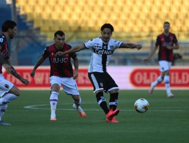 Gary Medel dejó la cancha ganando Bologna 0-2: tres minutos después, Parma lo empató