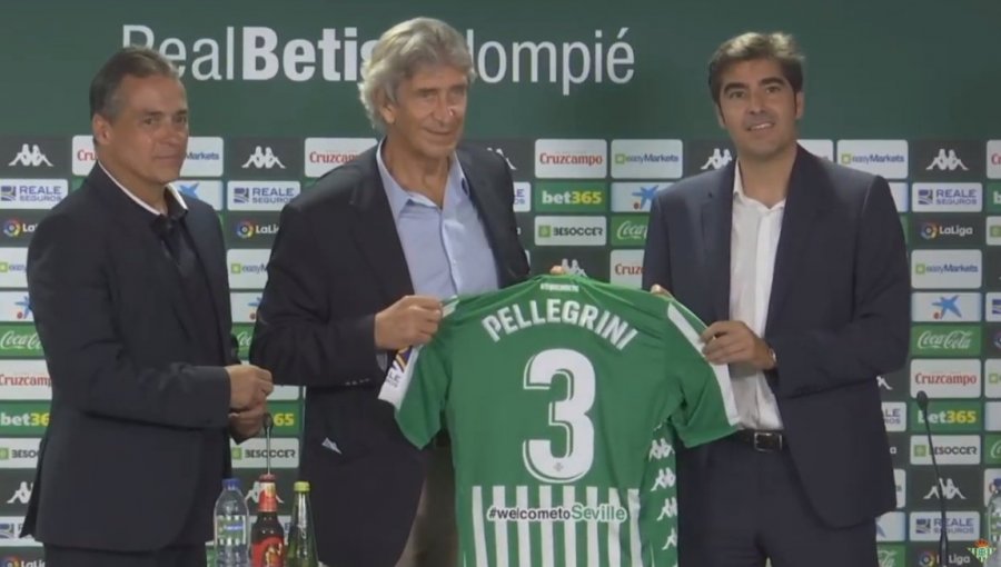 Manuel Pellegrini presentado en el Betis: "Vengo para pelear cosas importantes"